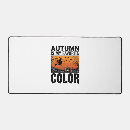 Kleur Favoriete Herfst Halloween Pompoen Vector De Bureaumat (Voorkant)
