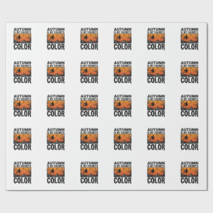 Kleur Favoriete Herfst Halloween Pompoen Vector De Cadeaupapier