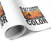 Kleur Favoriete Herfst Halloween Pompoen Vector De Cadeaupapier (Rol Hoek)