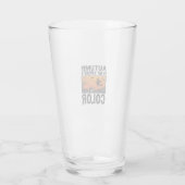 Kleur Favoriete Herfst Halloween Pompoen Vector De Glas (Achterkant)