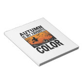 Kleur Favoriete Herfst Halloween Pompoen Vector De Notitieblok (Schuin)
