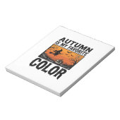 Kleur Favoriete Herfst Halloween Pompoen Vector De Notitieblok (Linkerzijde)