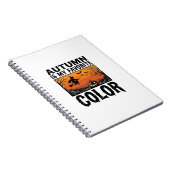 Kleur Favoriete Herfst Halloween Pompoen Vector De Notitieboek (Rechterzijde)