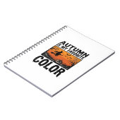 Kleur Favoriete Herfst Halloween Pompoen Vector De Notitieboek (Linkerzijde)