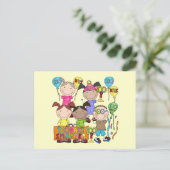 Kleur figuur Kinder 100 dagen slimmer Briefkaart (Staand voorkant)