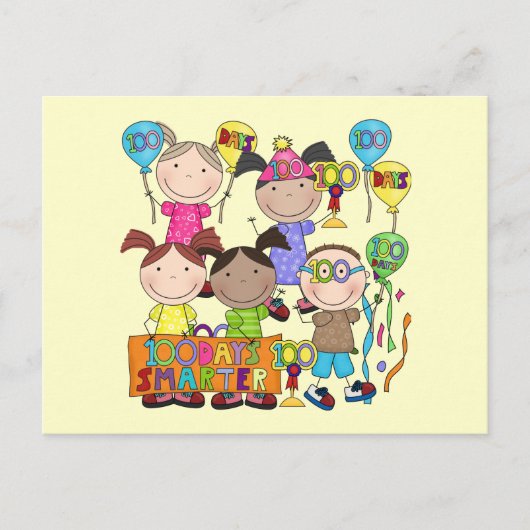 Kleur figuur Kinder 100 dagen slimmer Briefkaart (Voorkant)