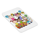 Kleur figuur Kinder 100 dagen slimmer Magneet (Rechterzijde)