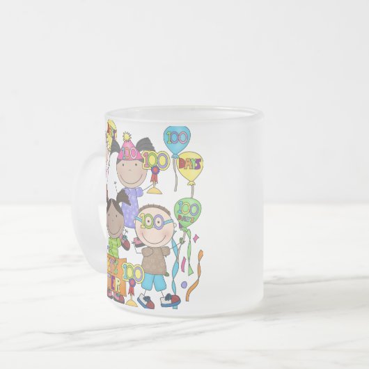 Kleur figuur Kinder 100 dagen slimmer Matglas Koffiemok (Voorkant links)