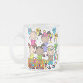 Kleur figuur Kinder 100 dagen slimmer Matglas Koffiemok (Links)