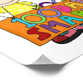 Kleur figuur Kinder 100 dagen slimmer Poster (Hoek)