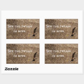 Kleur-flecked tweed hoop sticker (Vel)