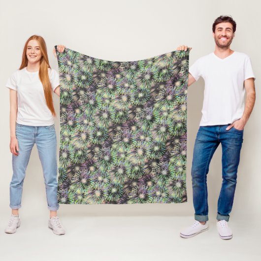 Kleur Fleece Deken (In situ)