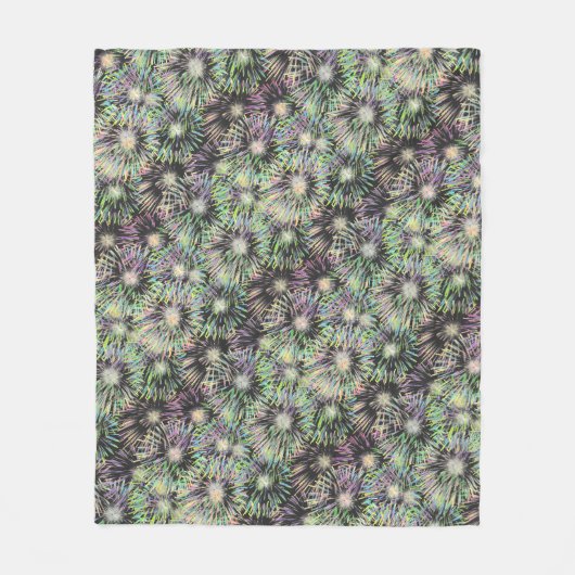 Kleur Fleece Deken (Voorkant)