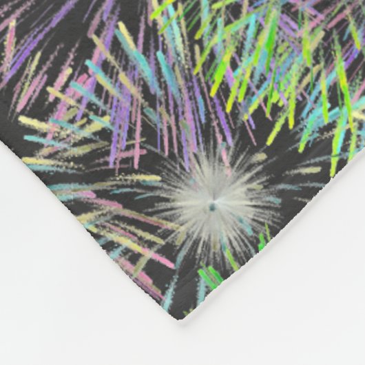 Kleur Fleece Deken (Hoek)