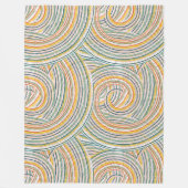 Kleur Fleece Deken (Voorkant)