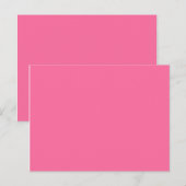 kleur Franse roze Briefkaart (Voorkant / Achterkant)