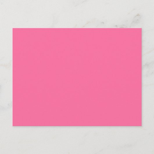 kleur Franse roze Briefkaart (Voorkant)