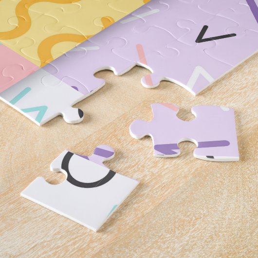 Kleur Fun Memphis Legpuzzel (Zijkant)