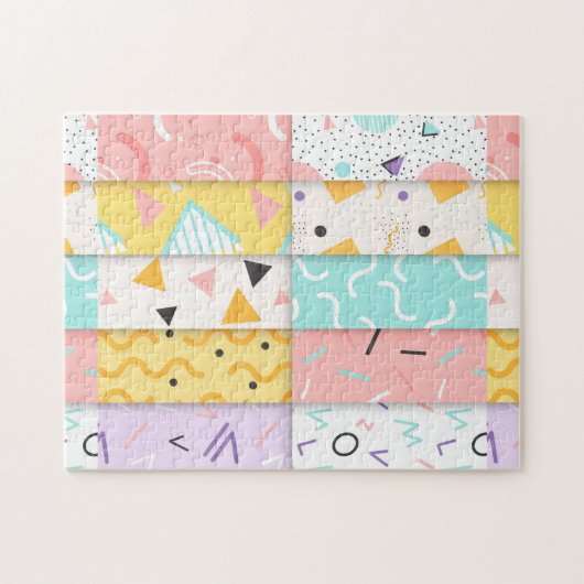Kleur Fun Memphis Legpuzzel (Horizontaal)
