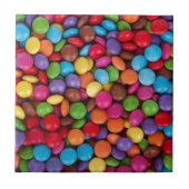 Kleur gecoat Snoep Tegeltje (Voorkant)