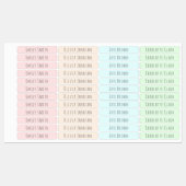 Kleur Gecodeerde Esthetische Kinder Waterdichte Na Labels (Vel)