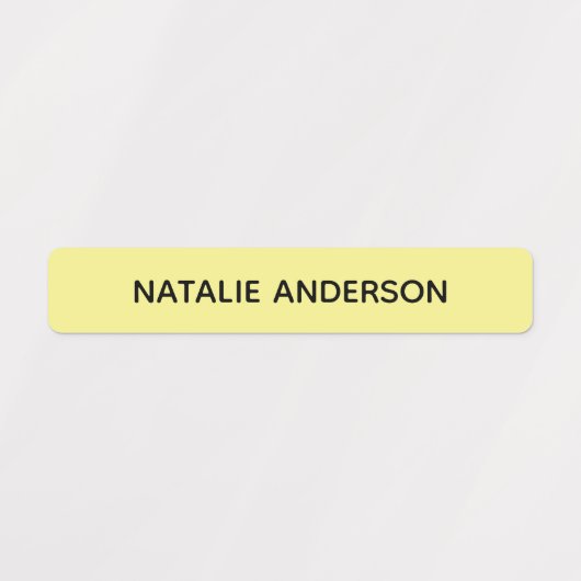 Kleur gecodeerde Kinder waterdichte naam Labels (Design 2)