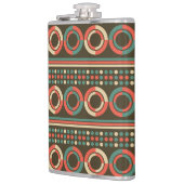  kleur geometrisch vormpatroon heupfles (Links)