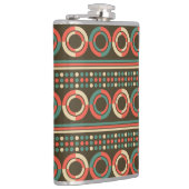  kleur geometrisch vormpatroon heupfles (Rechts)