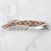  kleur geometrisch vormpatroon kurkentrekker (Achterkant)