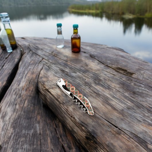  kleur geometrisch vormpatroon kurkentrekker