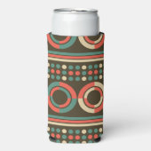  kleur geometrisch vormpatroon seltzer blikjeskoeler (Seltzer Voorkant)