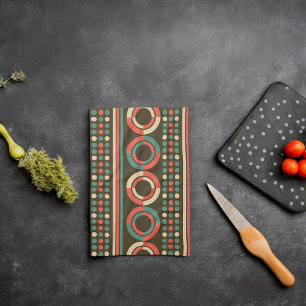  kleur geometrisch vormpatroon theedoek