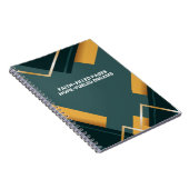 Kleur Geometrische Patroon Geloof Inspirerend Quot Notitieboek (Rechterzijde)