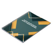 Kleur Geometrische Patroon Geloof Inspirerend Quot Notitieboek (Linkerzijde)