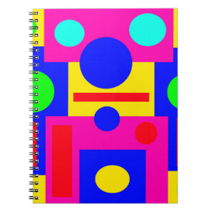 Kleur geometrische vormen notitieboek