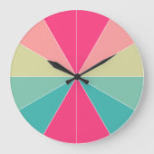 Kleur gesegmenteerd 01 grote klok (Voorkant)