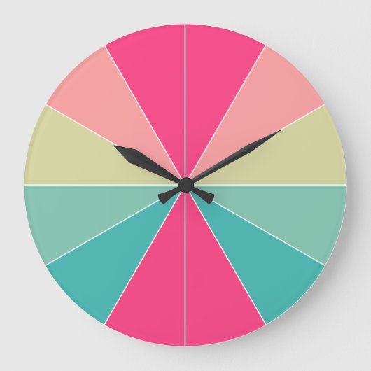 Kleur gesegmenteerd 01 grote klok (Voorkant)