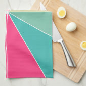Kleur gesegmenteerd 01 theedoek (Quarter Fold)
