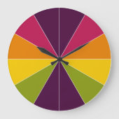 Kleur gesegmenteerd 02 grote klok (Voorkant)