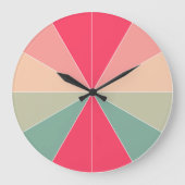 Kleur gesegmenteerd 03 grote klok (Voorkant)