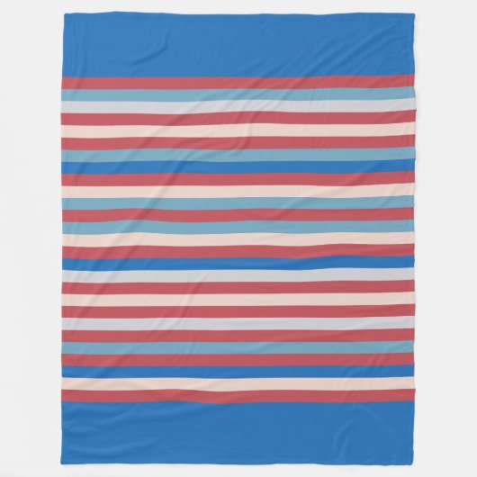 Kleur gestript 121214 fleece deken (Voorkant)