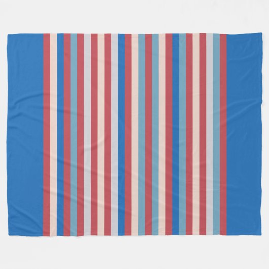 Kleur gestript 121214 fleece deken (Voorkant (Horizontaal))