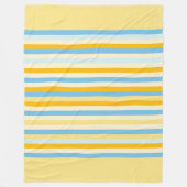 Kleur gestript 131214 fleece deken (Voorkant)