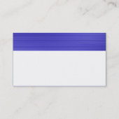Kleur gestructureerde koptekst - geborsteld blauw visitekaartje (Achterkant)