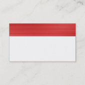 Kleur gestructureerde koptekst - geborsteld rood 2 visitekaartje (Achterkant)