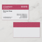 Kleur gestructureerde koptekst - Tex met reliëf Visitekaartje (Voorkant / Achterkant)