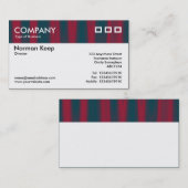 Kleur getextureerde kop - Drapery 02 Visitekaartje (Voorkant / Achterkant)