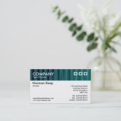 Kleur getextureerde kop - Drapery 03 Visitekaartje (Staand voorkant)