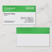 Kleur getextureerde kop - geborsteld groen 2 visitekaartje (Voorkant / Achterkant)