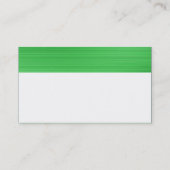 Kleur getextureerde kop - geborsteld groen 2 visitekaartje (Achterkant)